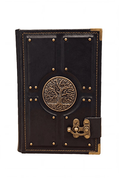 OZ CRAFT NOTE Hakiki Deri El Yapımı Defter – HEIMDALL GÖZÜ (Gece Serisi)