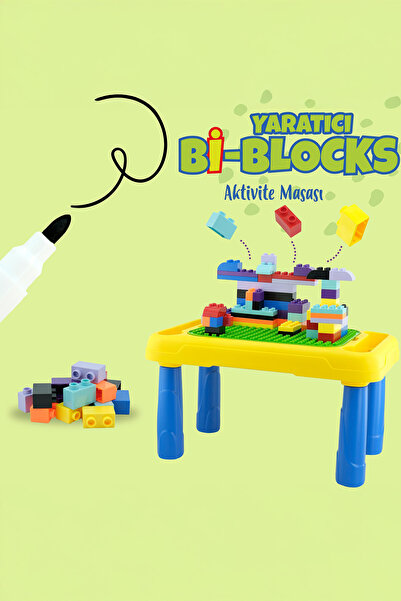 Birlik Oyuncak Yaratıcı Bi-blocks Aktivite Masası Urt022-00