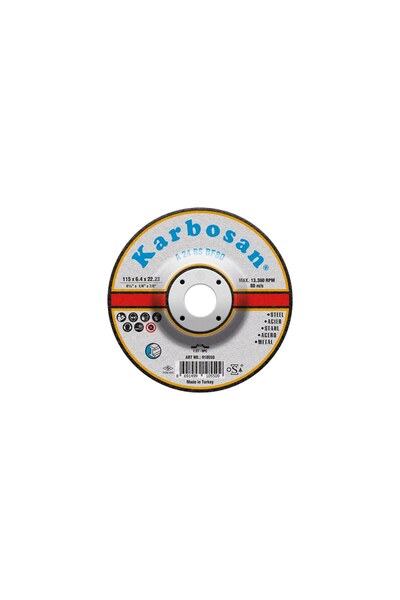 KARBOSAN 180X8 FLEX TAŞLAMA TAŞI (910580) (10 Adet)