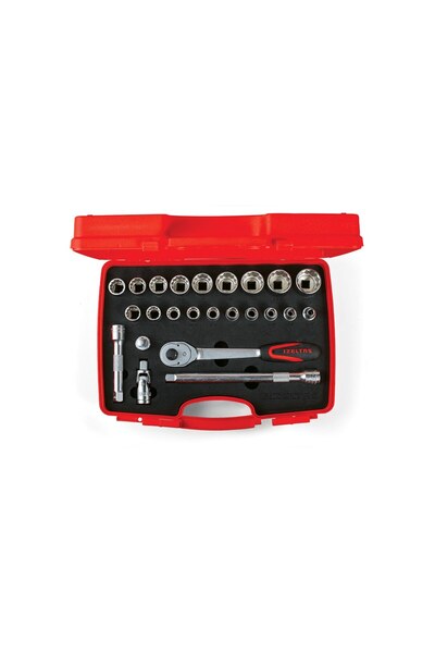 İzeltaş ONİKİ KÖŞE LOKMA ANAHTAR TAKIM 24 LÜ 1/2" SAE