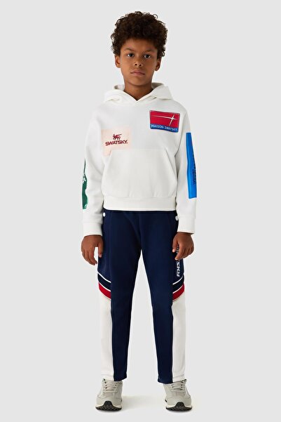SWATSKY Erkek Çocuk Beyaz Sweatshirt