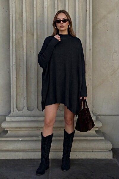 onno style women DÜZ TRİKO STANDART PANÇO