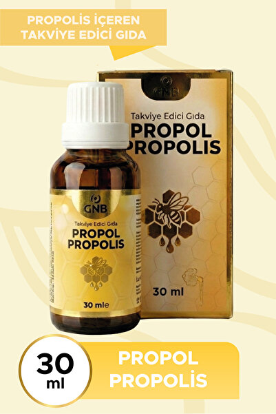 GNB Propol Propolis, Ekinezya, Adaçayı, Tıbbi Nane ve Karanfil Yağı İçeren Sp...
