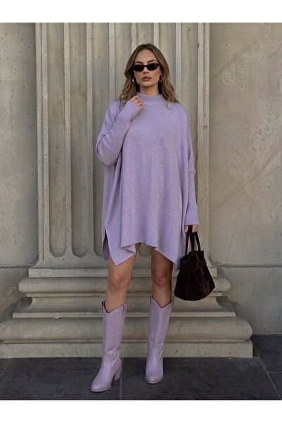 onno style women Plain Knitted Standard Poncho