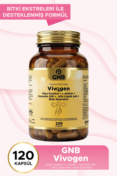 GNB Vivogen Miyo-İnositol, L-Arjinin, Koenzim Q10, Alfa Lipoik Asit, Bitki Ek...