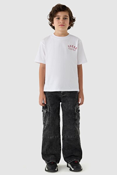 Guess Erkek Çocuk Beyaz Tshirt