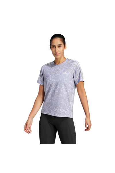 adidas Women's Gray T-Shirt Otr E Aop Tee W Jd7758