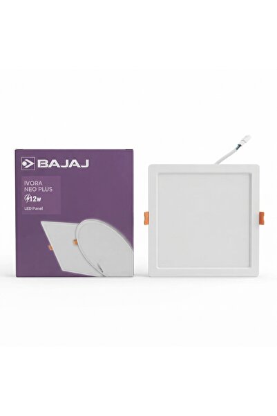 Bajaj 91416 Ivora Neo Plus LED Panel 12w Ndl Sqr Panel Light