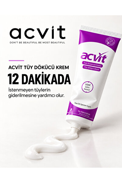 Acvit كريم إزالة الشعر 150 مل |   تأثير سريع، بشرة ناعمة