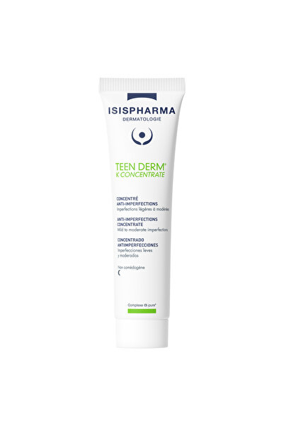 ISISPHARMA TEEN DERM K Concentrate 30 ml - Karma ve Yağlı Ciltler için Kusurl...