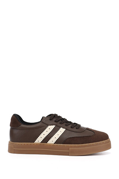 GÖNDERİ(R) Kadın Kahverengi Bağcıklı Sneaker