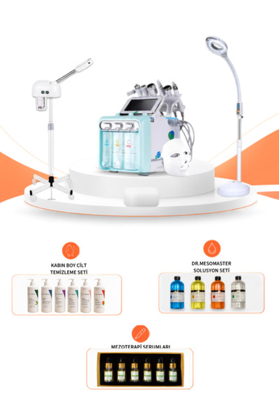 BONATE 7in1 Hydrafacial Cilt Bakım Cihazı Buhar Cihazı Cilt Bakım Seti