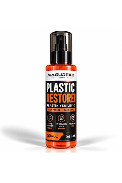 MAGUREX Plastic Restorer Plastik Yenileyici 150 ml - Tampon, Trim ve Dış Plas...