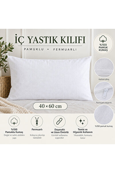 Minderya İç Yastık Kılıfı - Kırlent İç Astarı 40 X60cm