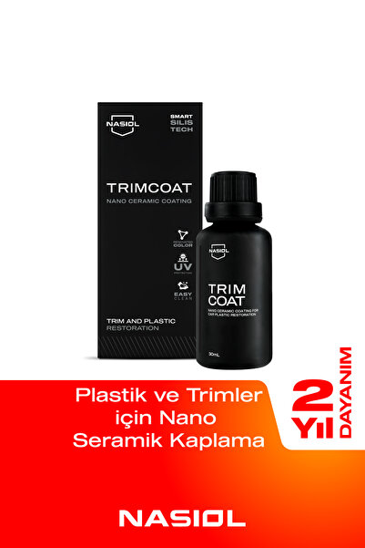 Nasiol Trimcoat Araç Plastik Yenileyici,Onarıcı ve Koruyucu Nano Seramik Kapl...