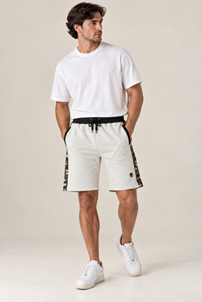 ALEXANDERGARDI Kamuflaj Şeritli Regular Fit Şort (E20-CMLSRT 04)