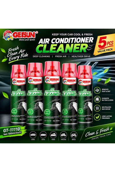 GETSUN GT-1111D منظف مكيف الهواء بخاخ رغوي 500 مل لتنظيف مكيف السيارة وإزالة ...