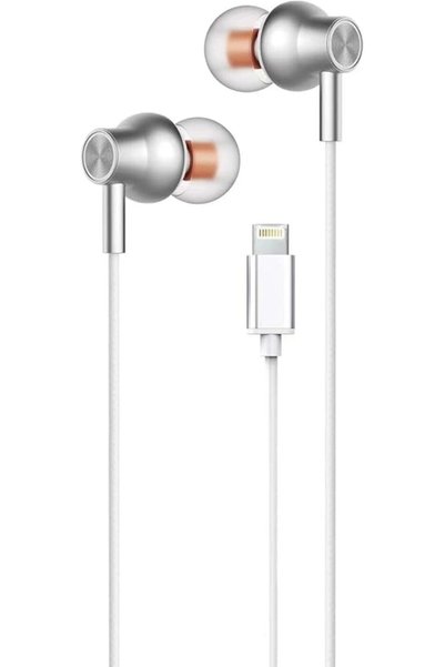 HEARTZ iphone kulaklık lightning kablolu kulaklık tek seferlik bluetooth eşleşmeli metal uçlar