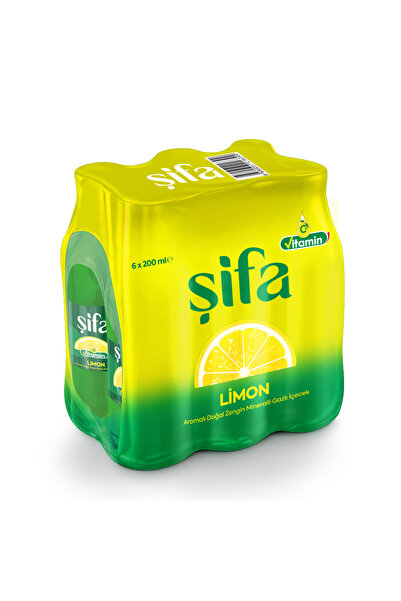 Şifa ŞİFA C VİTAMİNLİ LİMON AROMALI DOĞAL ZENGİN MİNERALLİ SU 24*200 ML