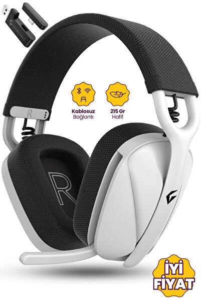gameagle Ghost Pro (Bluetooth/2.4G/Kablolu) Profesyonel Mikrofonlu Oyuncu Kul...