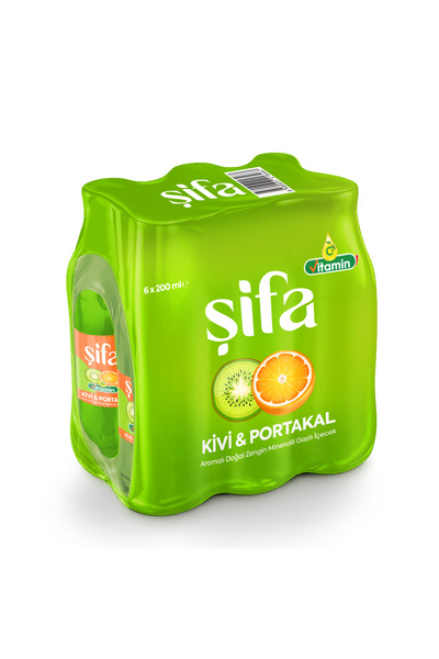 Şifa C VİTAMİNLİ KİVİ&PORTAKAL AROMALI MADEN SUYU 24*200 ML