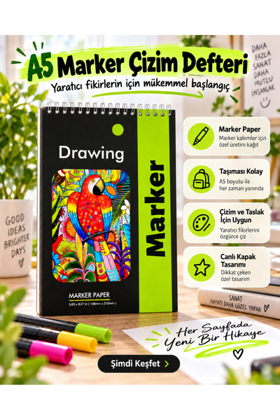 Koala Drawing Notebook Marker Drawing Notebook A5 Size