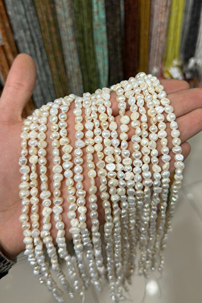 Uçar Doğaltaş İnci 5x4mm Doğal Taş Dizi