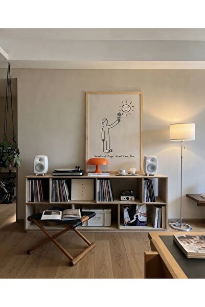 Boho wellness studio | Beautiful Days Need Care Too Minimalist Çerçeveli Duva...