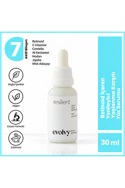 evolvy natural skincare Resilient Yüz Bakım Serumu