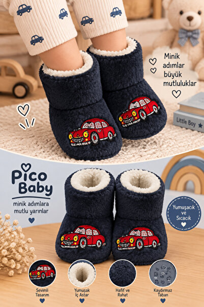 Pico Baby Cizme de casă cu talpă anti-alunecare pentru bebeluși și copii / pa...