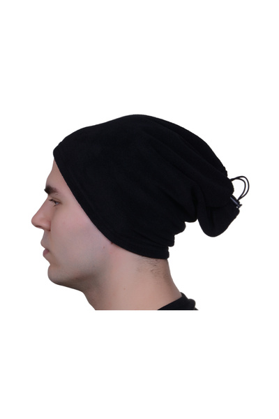 e taktik Siyah Polar ipli Extreme Fonksiyonel Boyunluk / Bandana / Bere