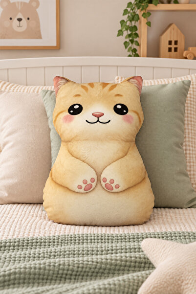 DEKOMOD Double-Sided Printed Filled Cute Character Soft Sleeping Companion Pi...