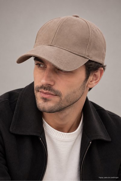 ZERAMİNE Süet Şapka Unisex Düz Basic Spor Kep Günlük Ayarlanabilir Baseball Cap