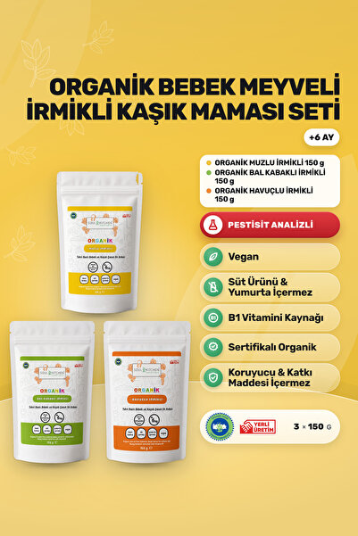 Soul Kitchen Organik Ürünler Organik Bebek Kaşık Maması Meyveli İrmikli B1 Vi...