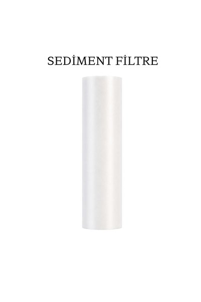 alkalinees Su Arıtma Cihazı Filtresi 5 Mikron Sediment Spun Filtre Açık Kasal...