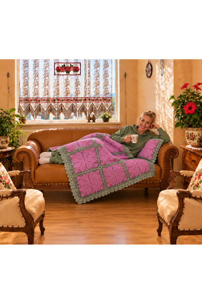 El örgüsü Ydr Design Blanket 100X100 cm