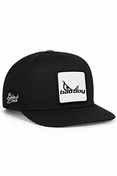 BlackBörk Bad Boy Logo Black Hip Hop Cap