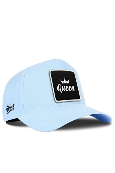 BlackBörk قبعة بيسبول فاخرة بشعار Queen باللون الأزرق الجليدي