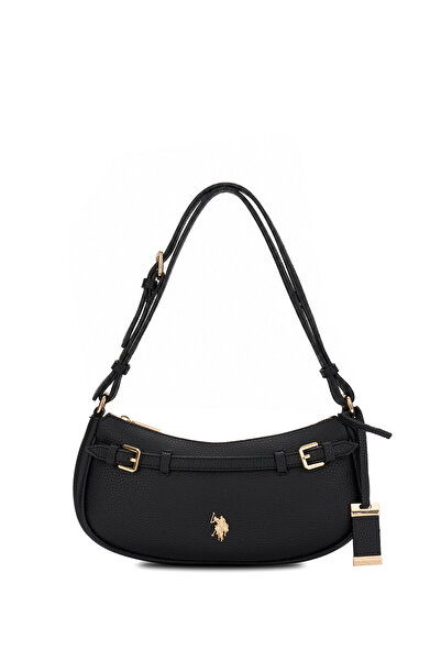 U.S. Polo Assn. حقيبة كتف نسائية سوداء Us26544
