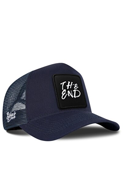 BlackBörk The End Logo Navy Blue Trucker Hat