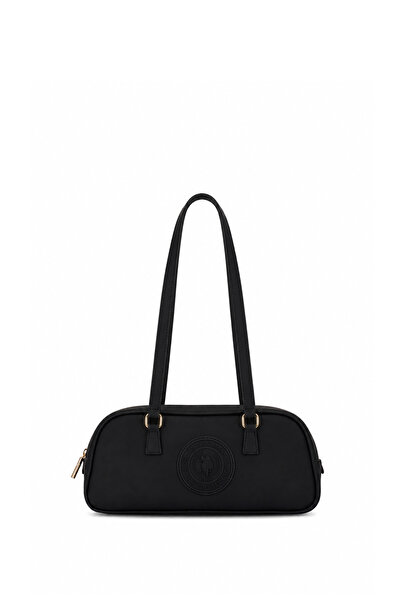 U.S. Polo Assn. Black-Black Women's Shoulder Bag Us26632