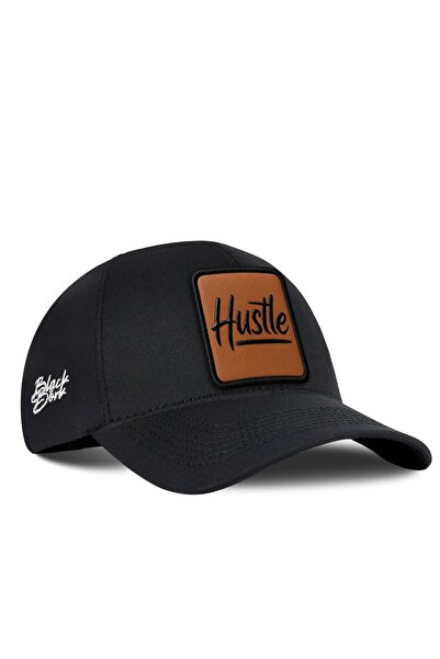 BlackBörk Hustle Logo Black Six Baseball Cap