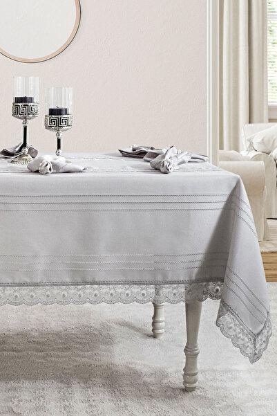 Elart Sardinya Tablecloth Set Gray