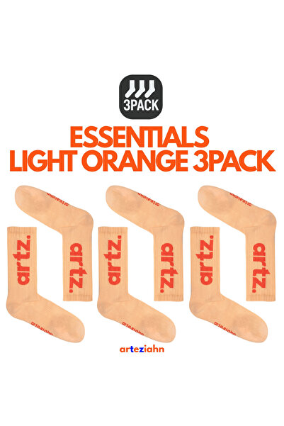 Arteziahn مجموعة Essentials Light Orange 3PACK - مجموعة من 3 جوارب من القطن ا...