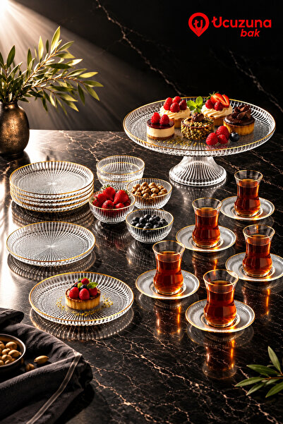 Ucuzuna Bak Lavanda Sunum Seti Altın Yaldız 25pcs