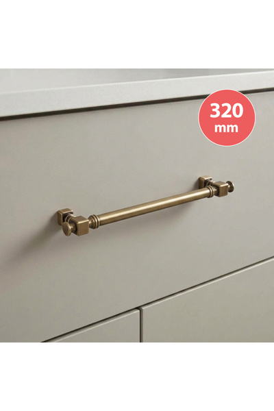 Genel Markalar Doğanlar Dragon 320 mm Mobilya Kulp Olifka ( Antik Sarı )