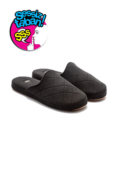 Twigy Bako Sessiz Taban Erkek Ev Terliği Siyah 41/46
