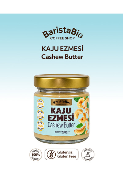 BARİSTA BİO KAJU EZMESİ %100 Dogal - Katkısız / Cashew Butter %100 Natural - ...