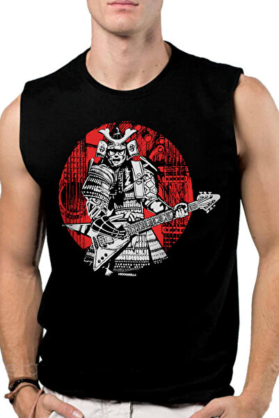 ROCKANDROLL Samurai Solo Μαύρο μανίκι |   Αμάνικο ανδρικό μπλουζάκι |   Αθλητής