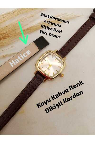 Brality SAAT KORDONUN ARKASINA KİŞİYE ÖZEL YAZI YAZILIR , Vintage Retro Model...